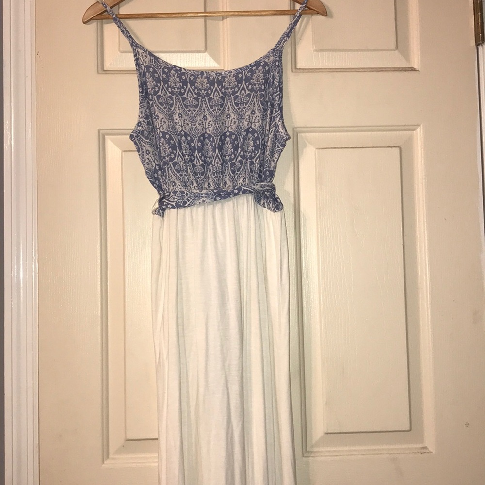 Ivory boutique maxi dress